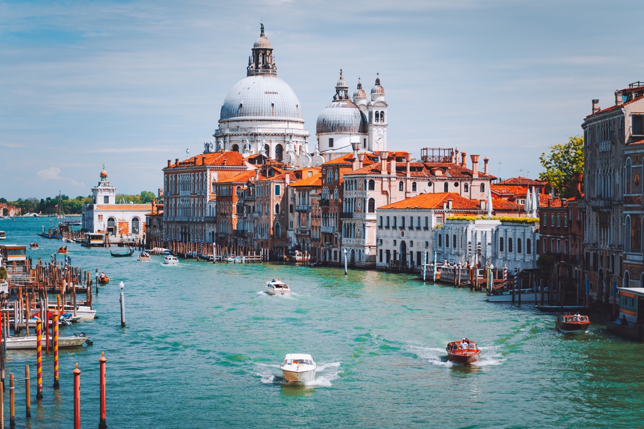 The iconic Grand Canal in Venice, a memorable scene from the Italy tour.